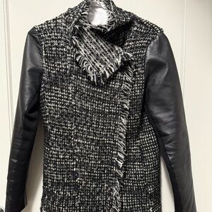 Vince Black and White Tweed Blazer